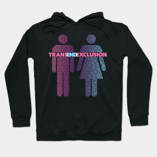 TransEndExclusion - Multicolor - No Border Hoodie